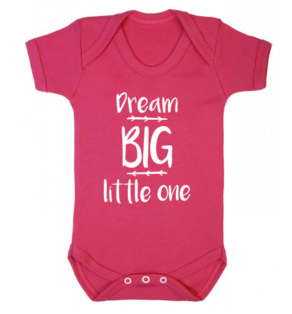 Dream big little one Baby Vest dark pink 18-24 months