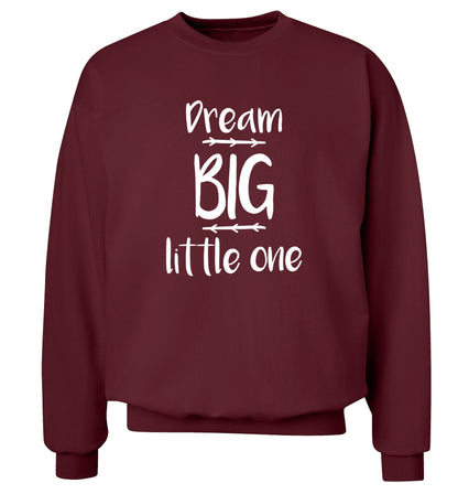 Dream big little one Adult's unisex maroon Sweater 2XL