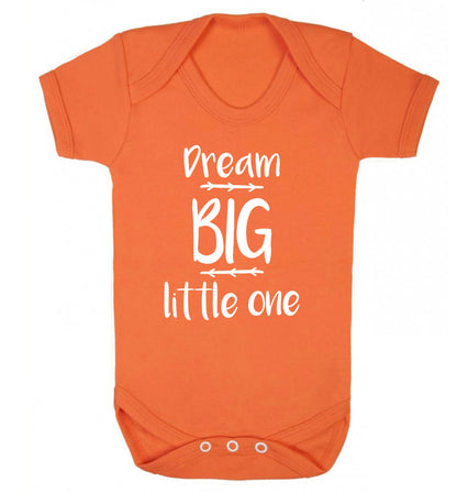 Dream big little one Baby Vest orange 18-24 months