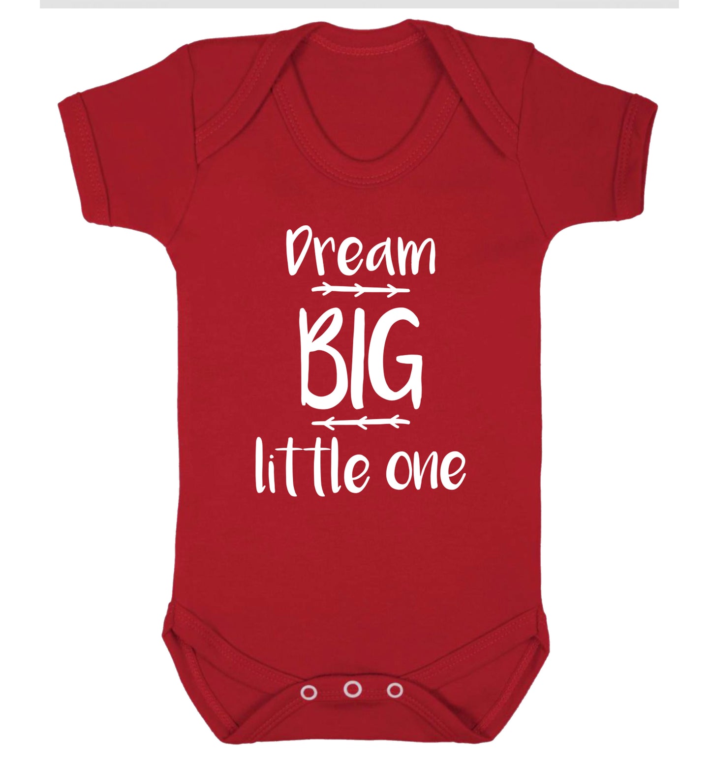 Dream big little one Baby Vest red 18-24 months