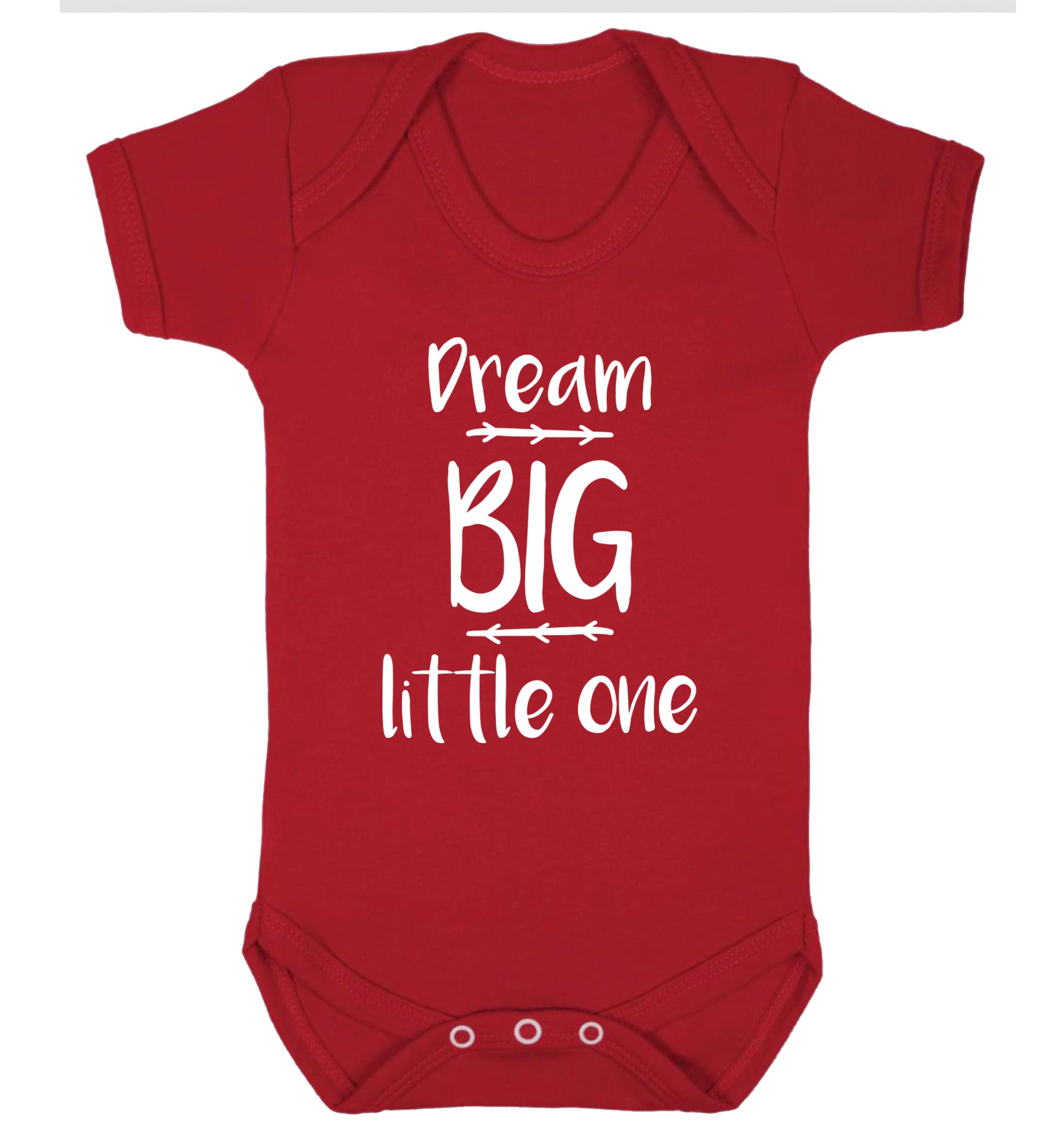 Dream big little one Baby Vest red 18-24 months