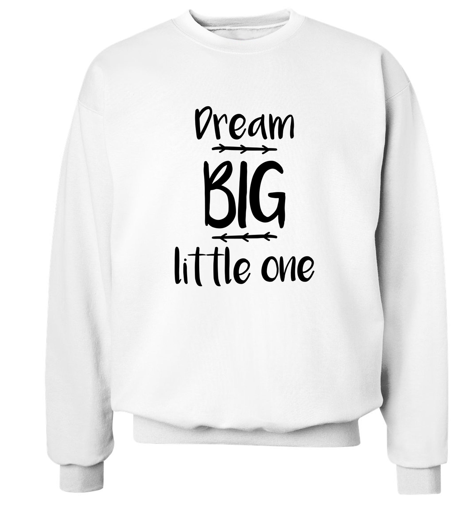 Dream big little one Adult's unisex white Sweater 2XL