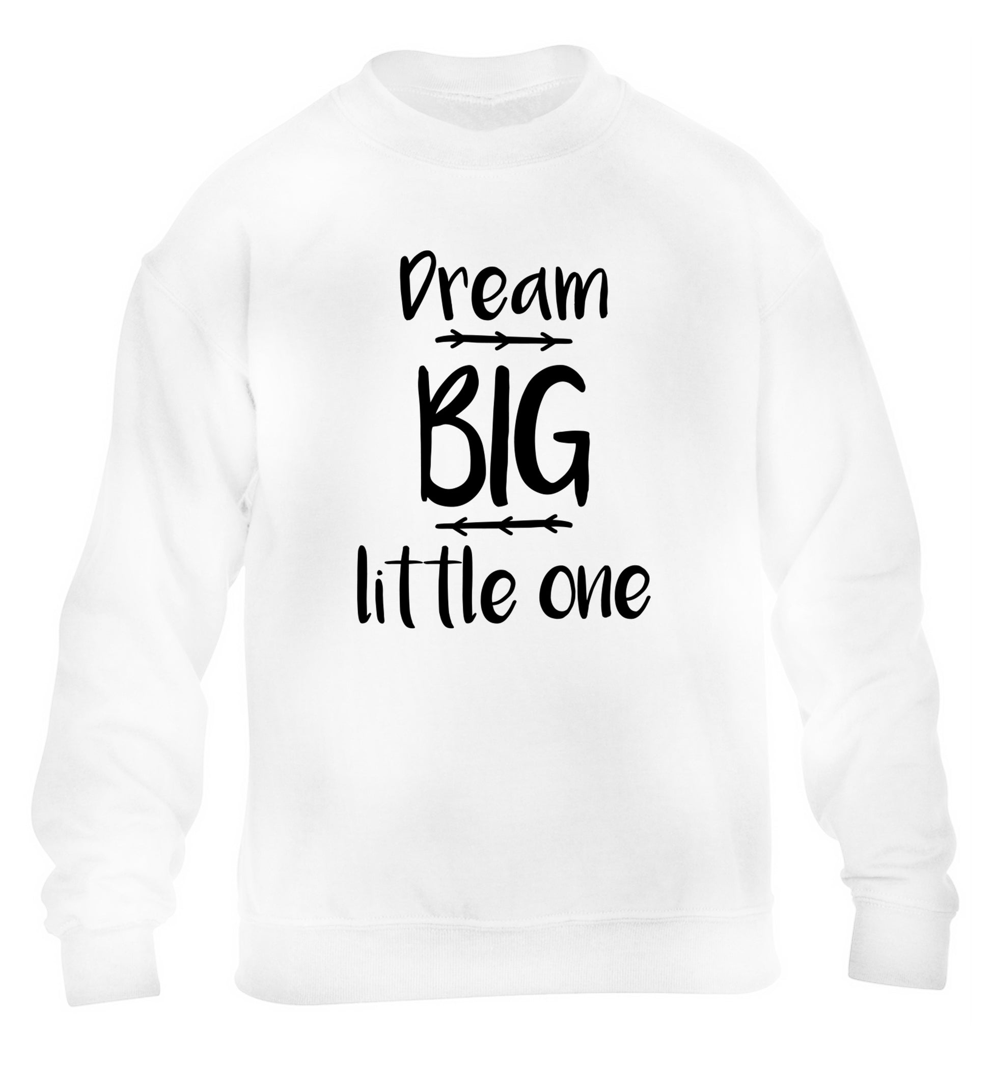 Dream big little one children's white sweater 12-14 Years