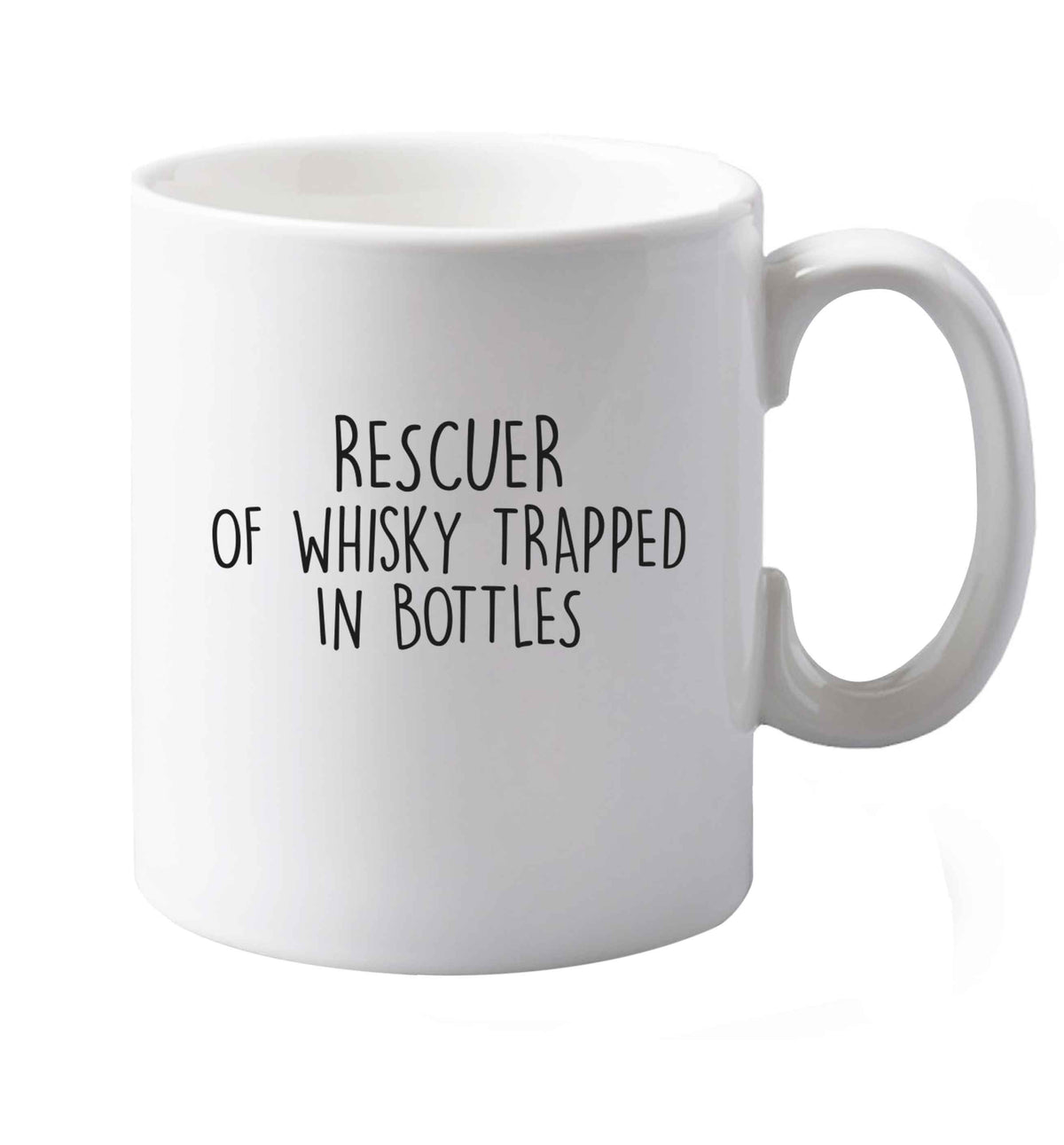 10 oz Rescuer of Whisky Trapped in Bottlesceramic mug both sides