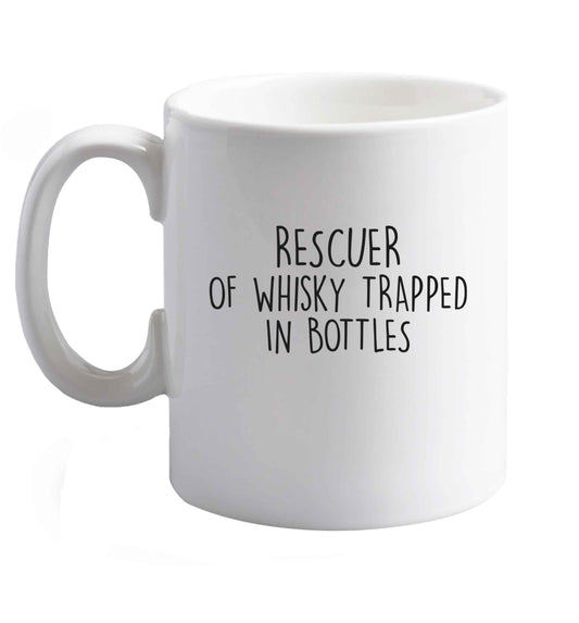 10 oz Rescuer of Whisky Trapped in Bottlesceramic mug right handed
