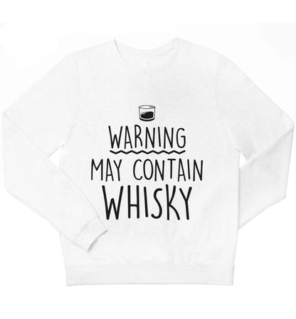 Warning may contain whisky adults unisex grey Tshirt 2XL