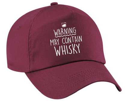 Warning may contain whisky | Baseball Cap