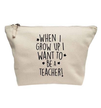 When I grow up I want to be a teacher | Makeup / wash bag