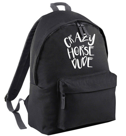 Crazy horse dude | Adults backpack