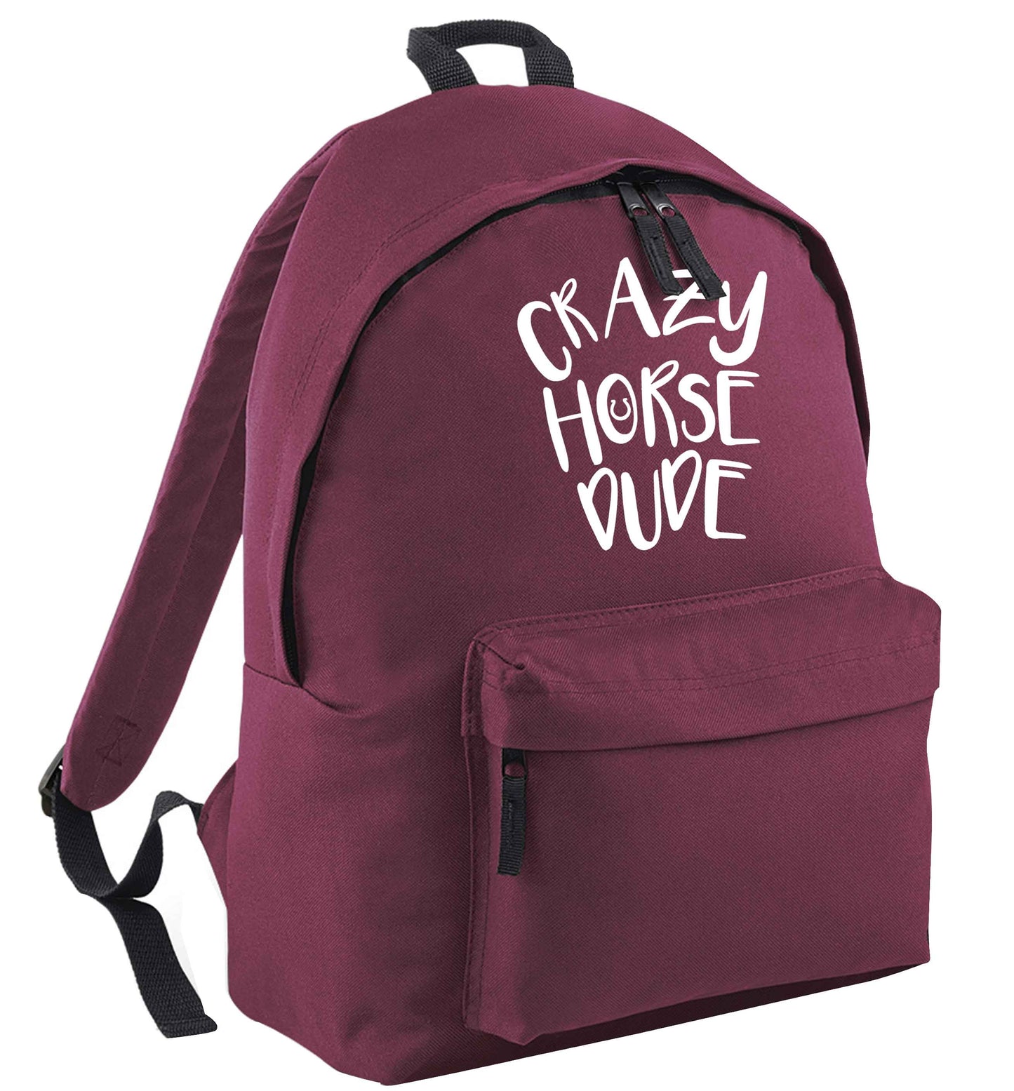 Crazy horse dude black adults backpack