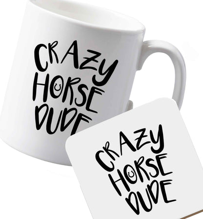 10 oz Ceramic mug and coaster Favourite Type Pan Pancake both sides