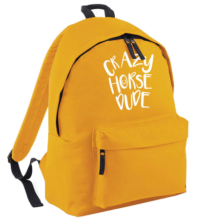 Crazy horse dude mustard adults backpack