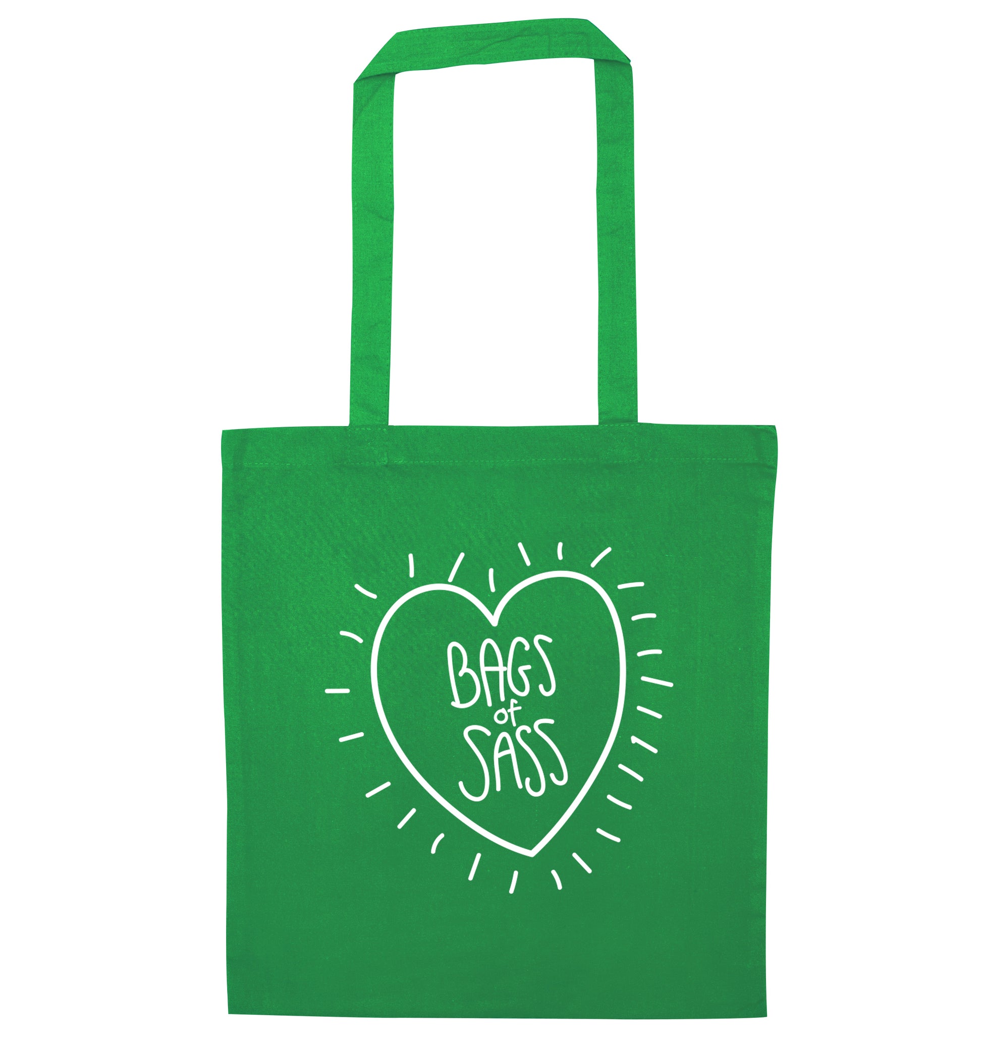 Bags of sass green tote bag