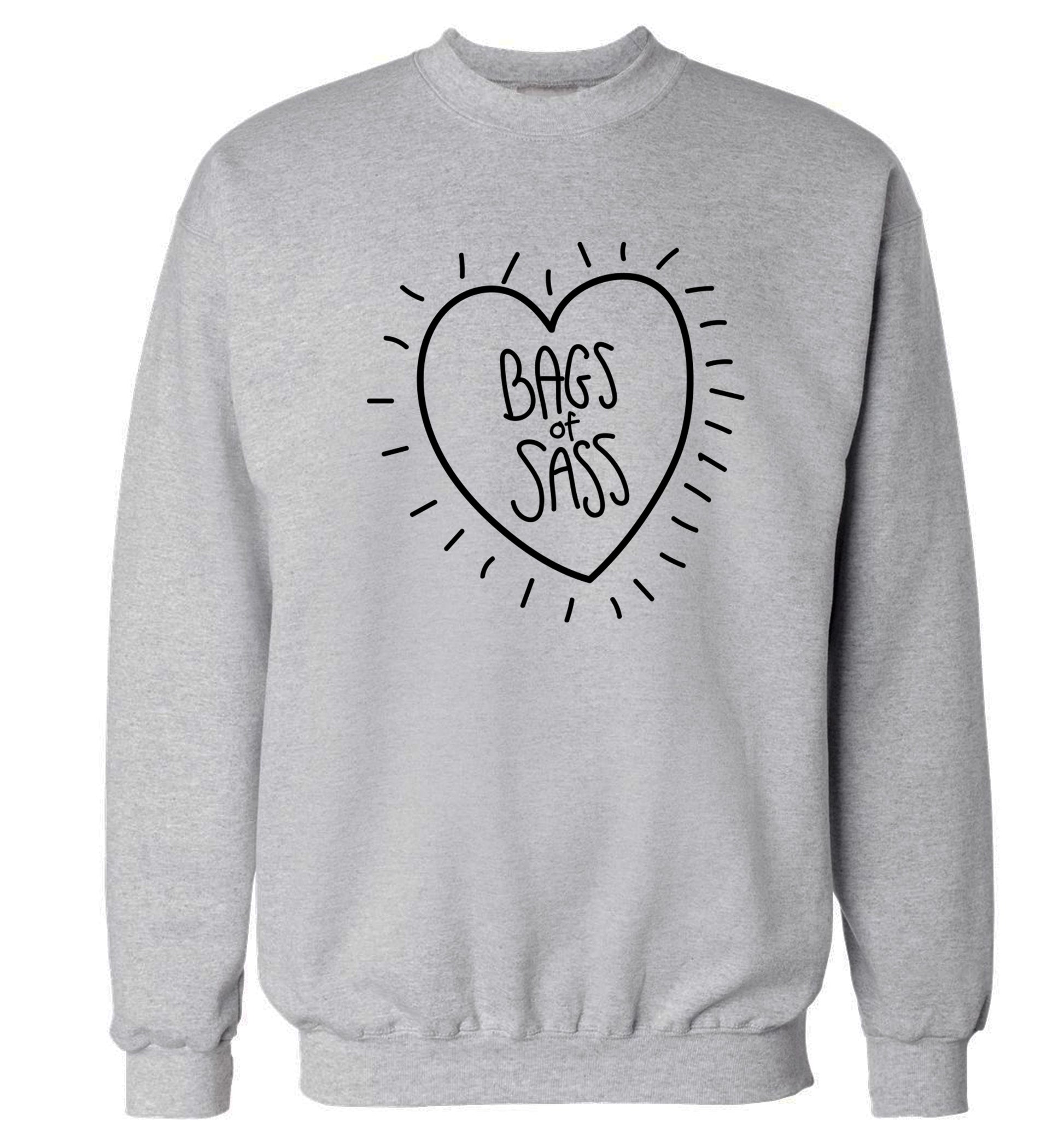 Bags of sass Adult's unisex grey Sweater 2XL