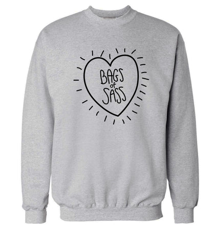 Bags of sass Adult's unisex grey Sweater 2XL