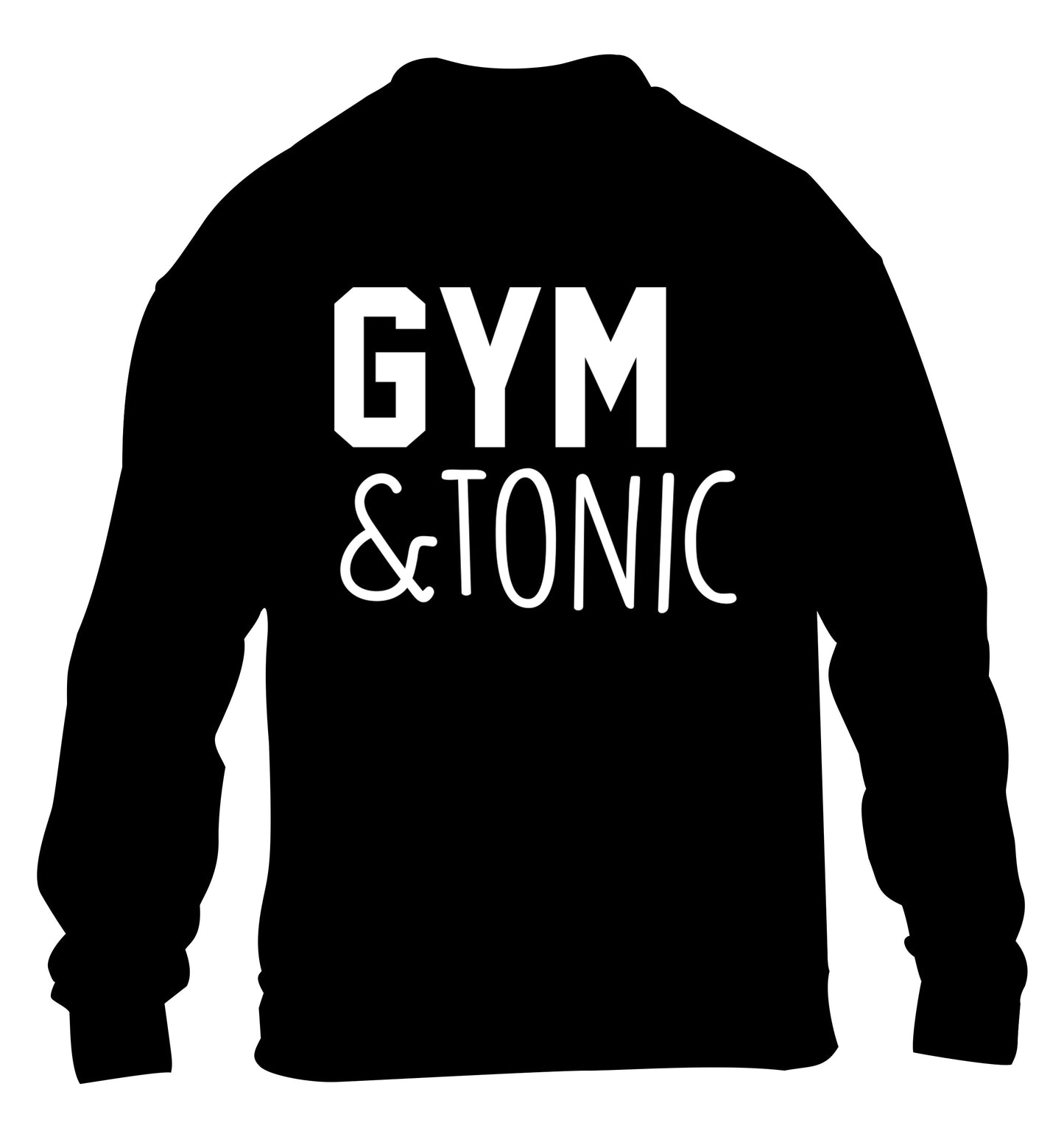 Gym and tonic children's black sweater 12-14 Years