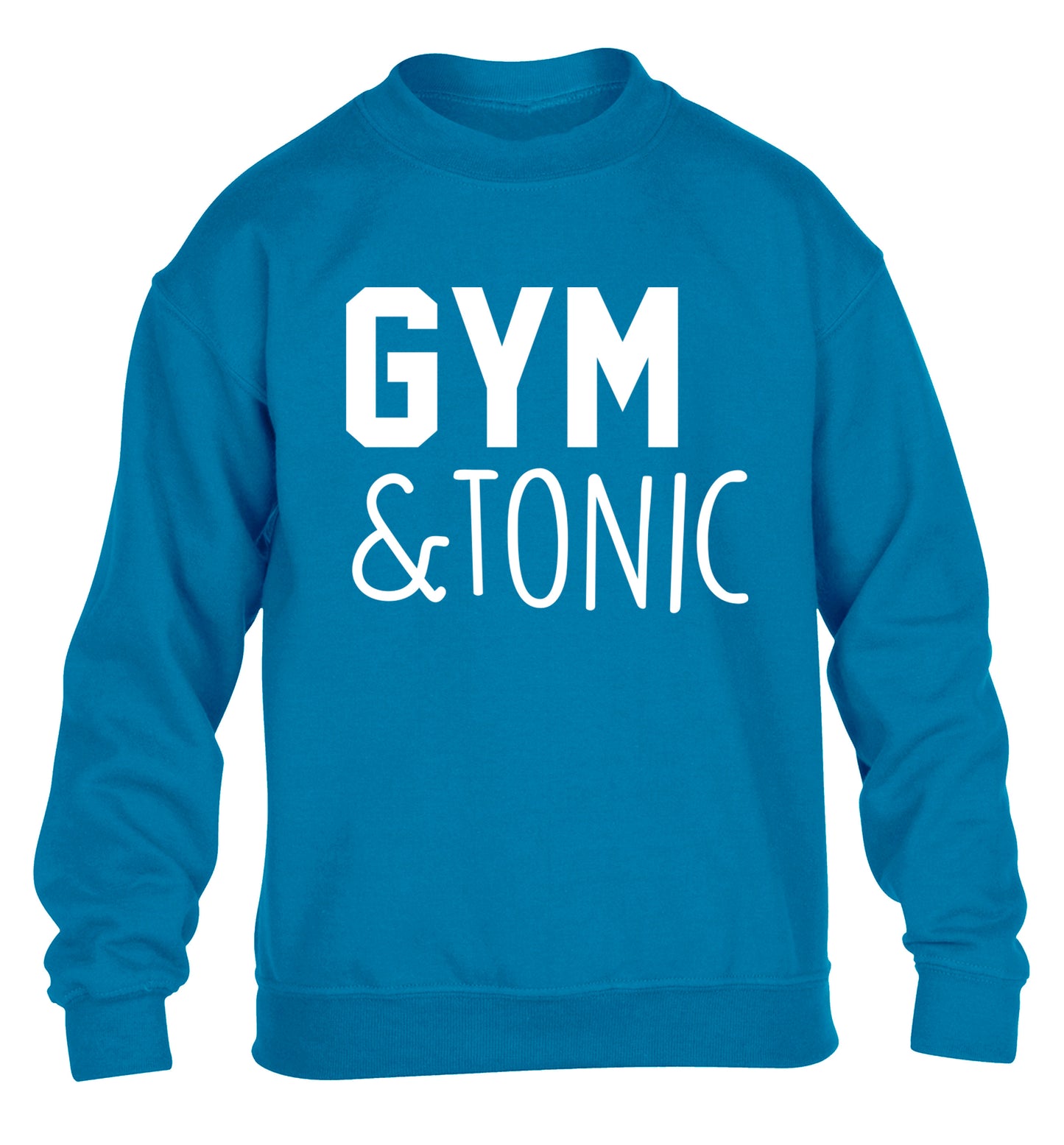 Gym and tonic children's blue sweater 12-14 Years