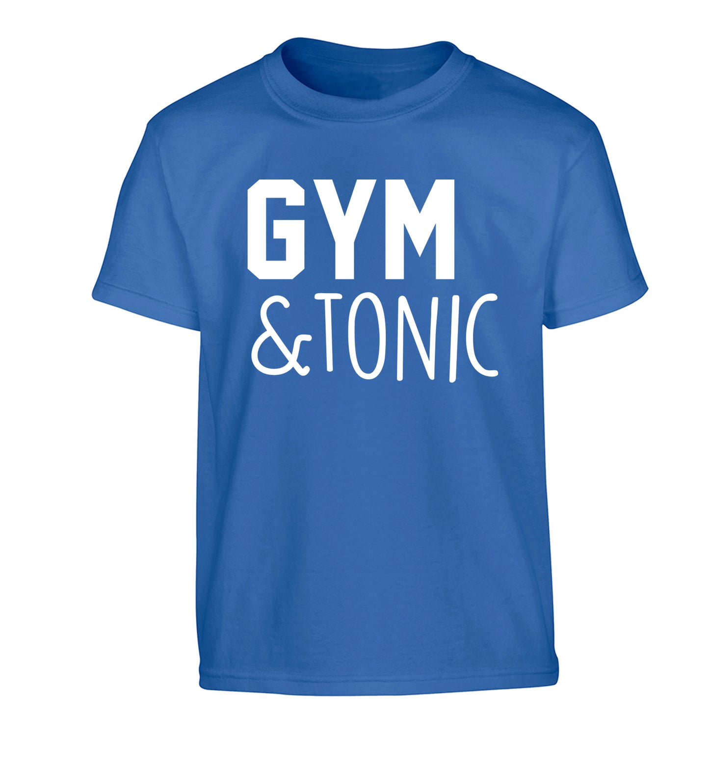 Gym and tonic Children's blue Tshirt 12-14 Years