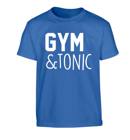 Gym and tonic Children's blue Tshirt 12-14 Years