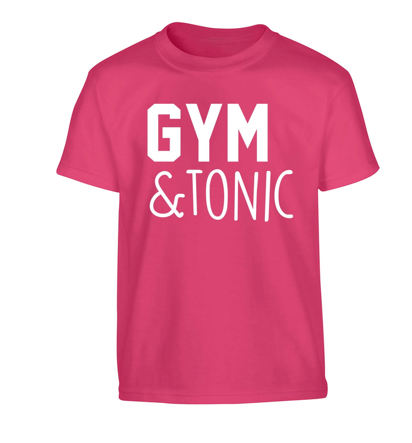 Gym and tonic Children's pink Tshirt 12-14 Years