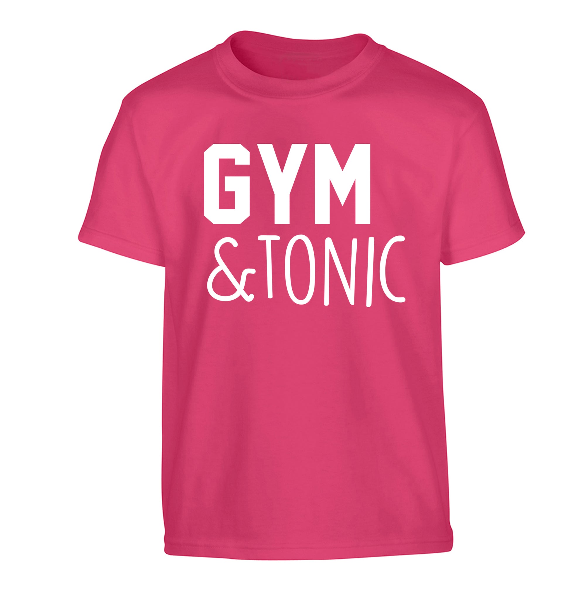Gym and tonic Children's pink Tshirt 12-14 Years