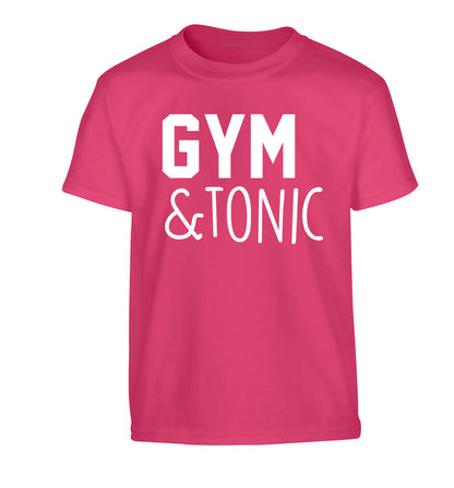 Gym and tonic Children's pink Tshirt 12-14 Years