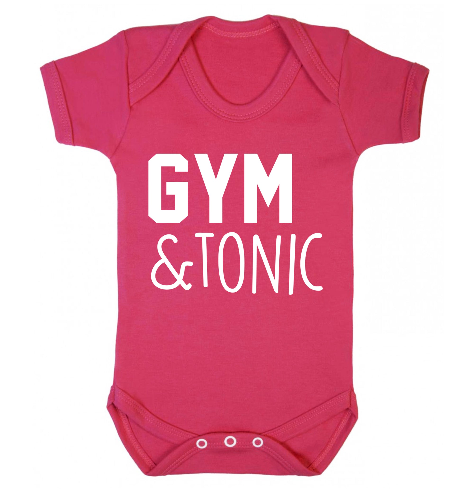 Gym and tonic Baby Vest dark pink 18-24 months