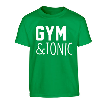 Gym and tonic Children's green Tshirt 12-14 Years