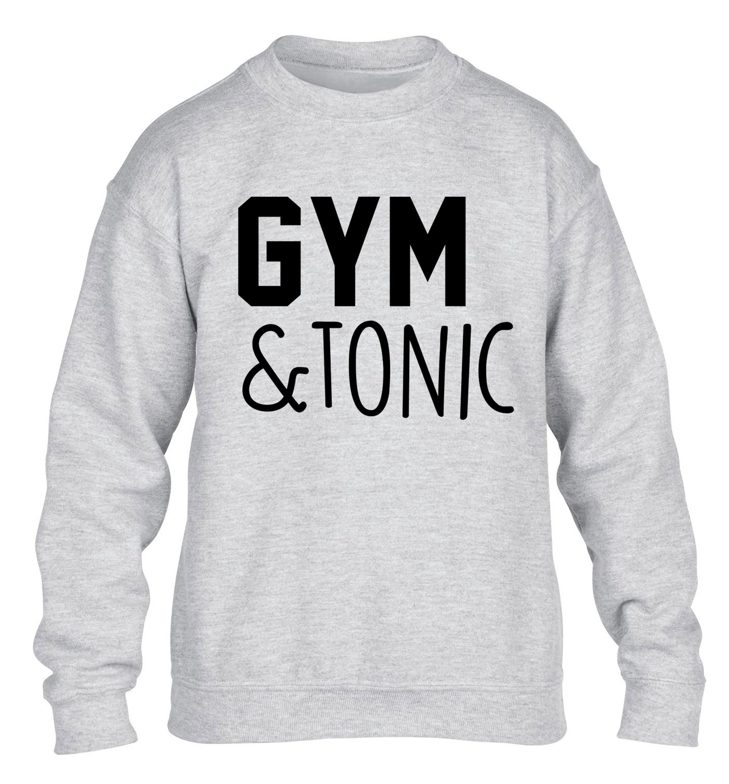 Gym and tonic children's grey sweater 12-14 Years