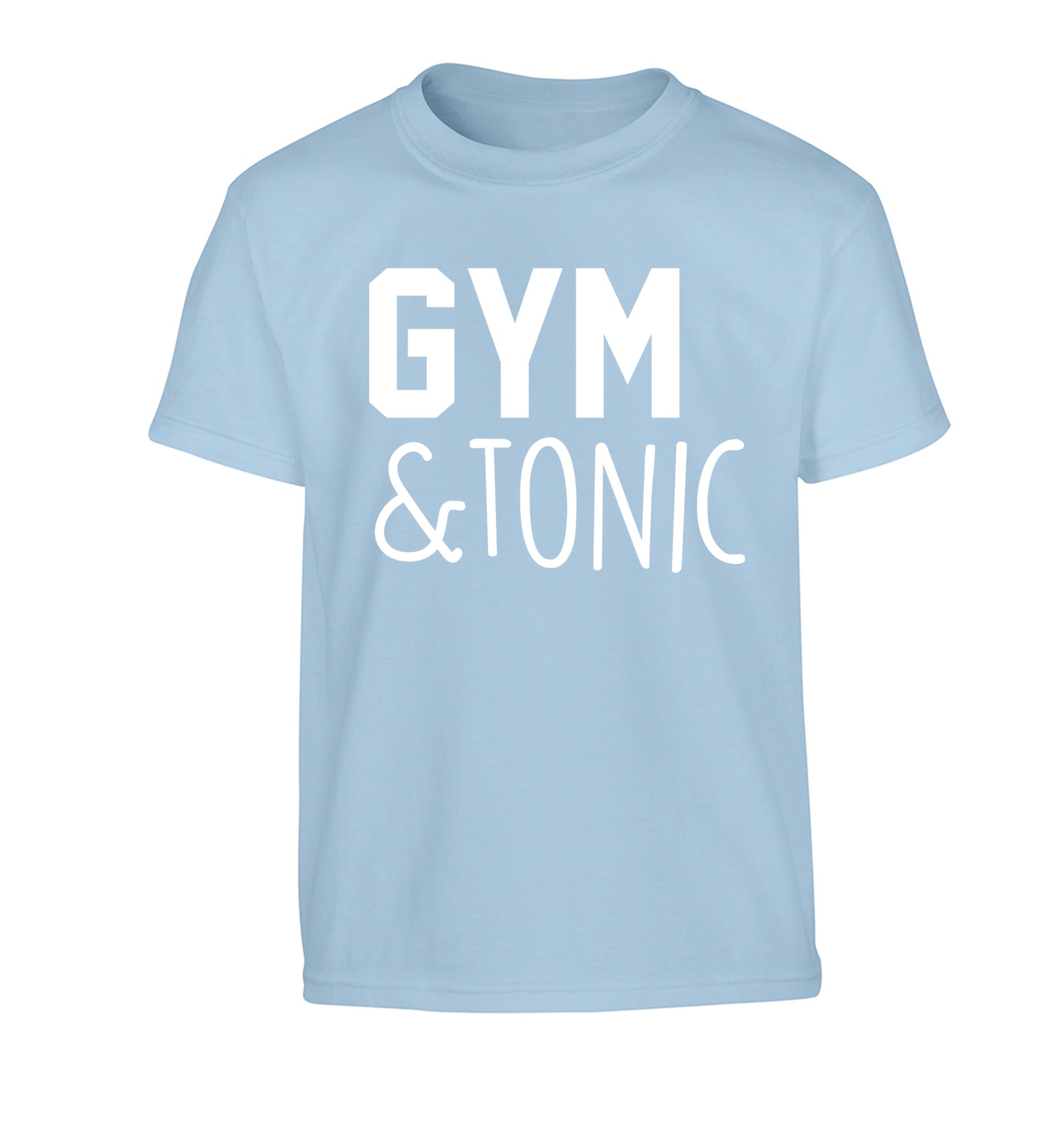 Gym and tonic Children's light blue Tshirt 12-14 Years