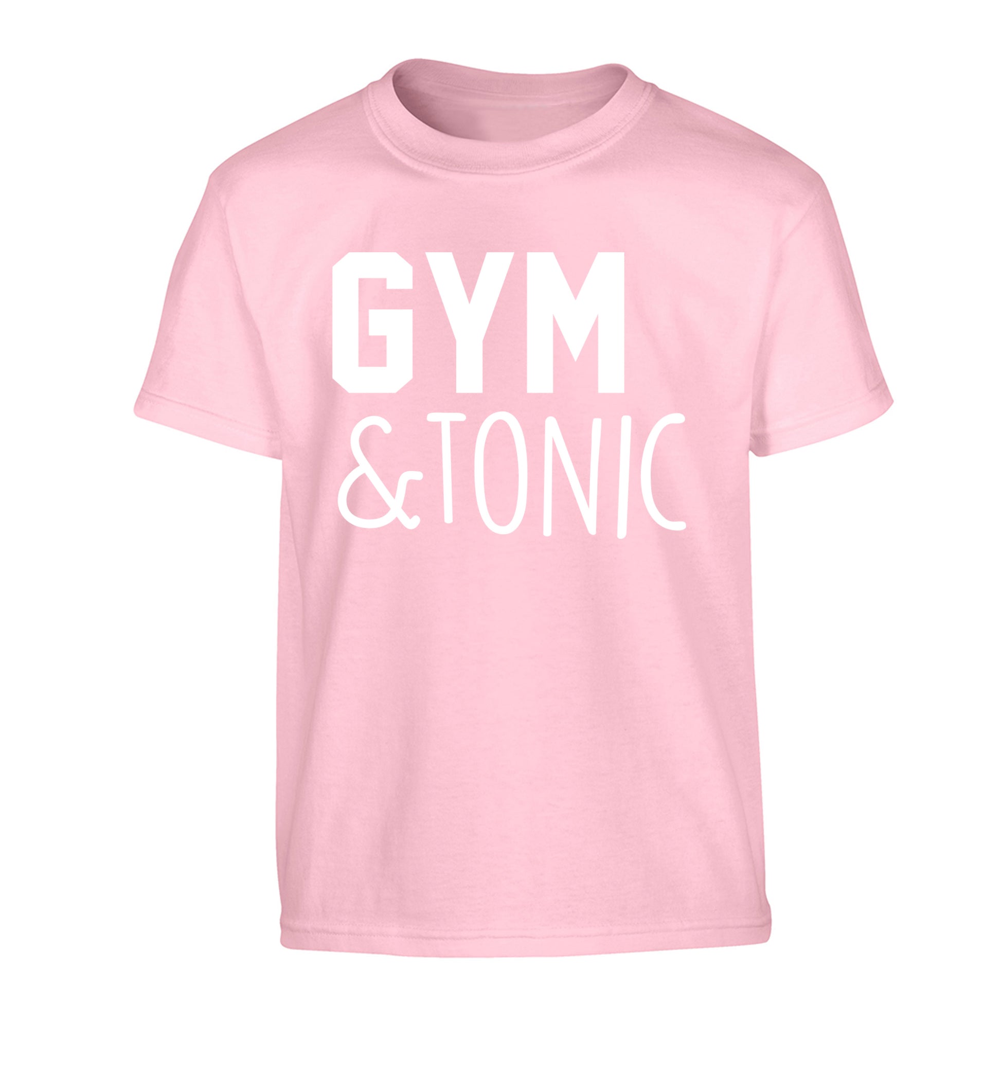 Gym and tonic Children's light pink Tshirt 12-14 Years