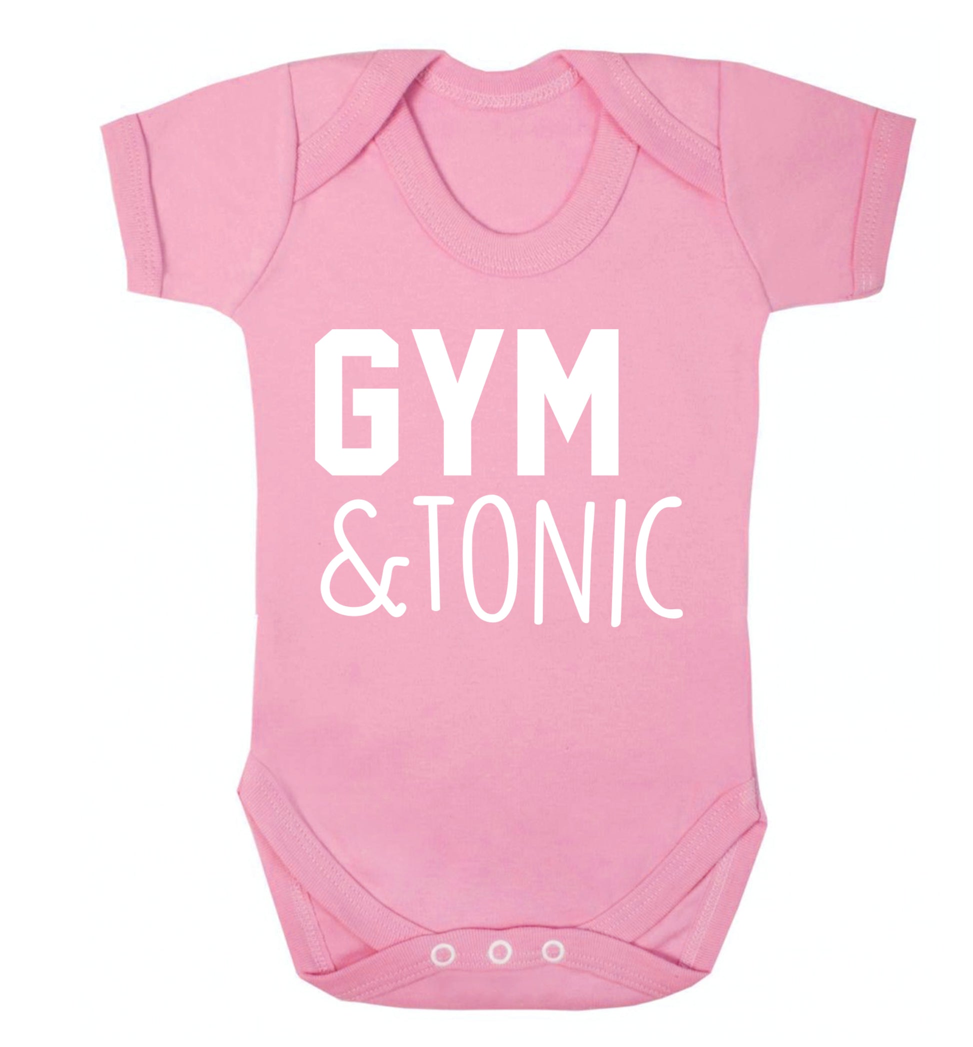 Gym and tonic Baby Vest pale pink 18-24 months