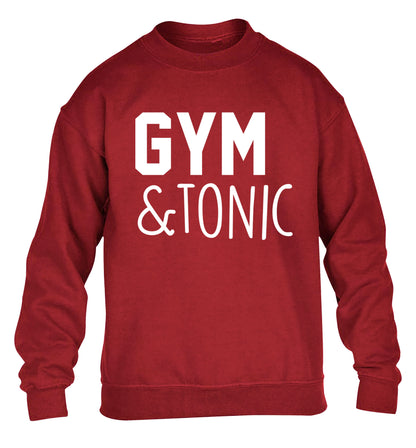 Gym and tonic children's grey sweater 12-14 Years