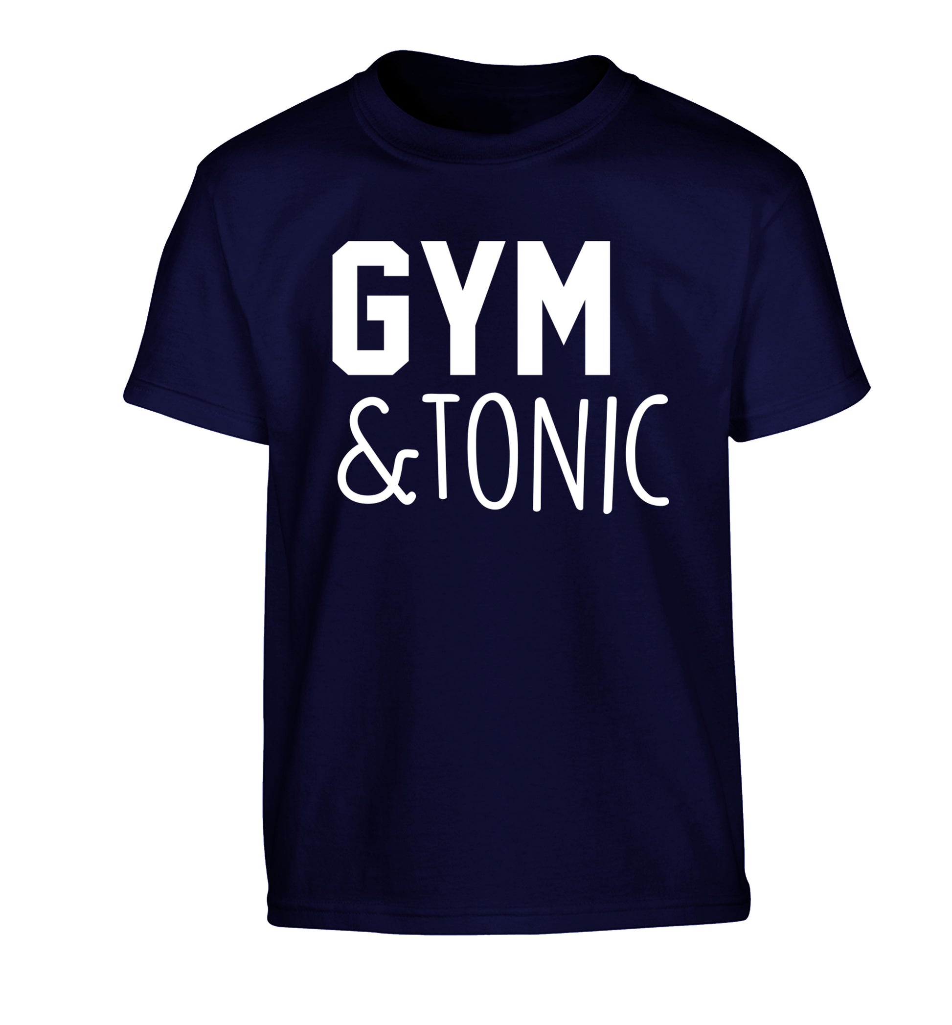 Gym and tonic Children's navy Tshirt 12-14 Years