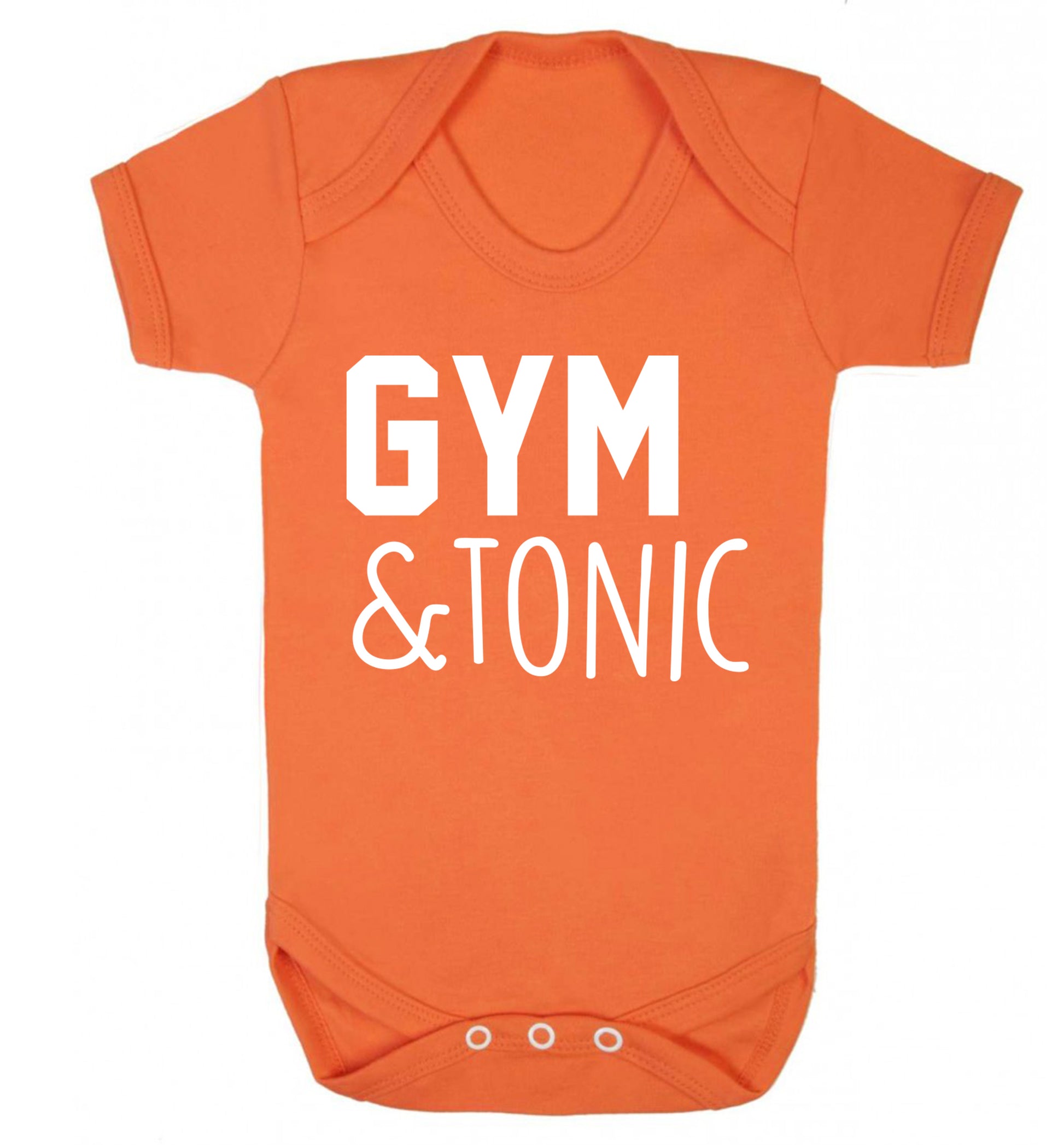 Gym and tonic Baby Vest orange 18-24 months