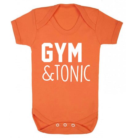 Gym and tonic Baby Vest orange 18-24 months