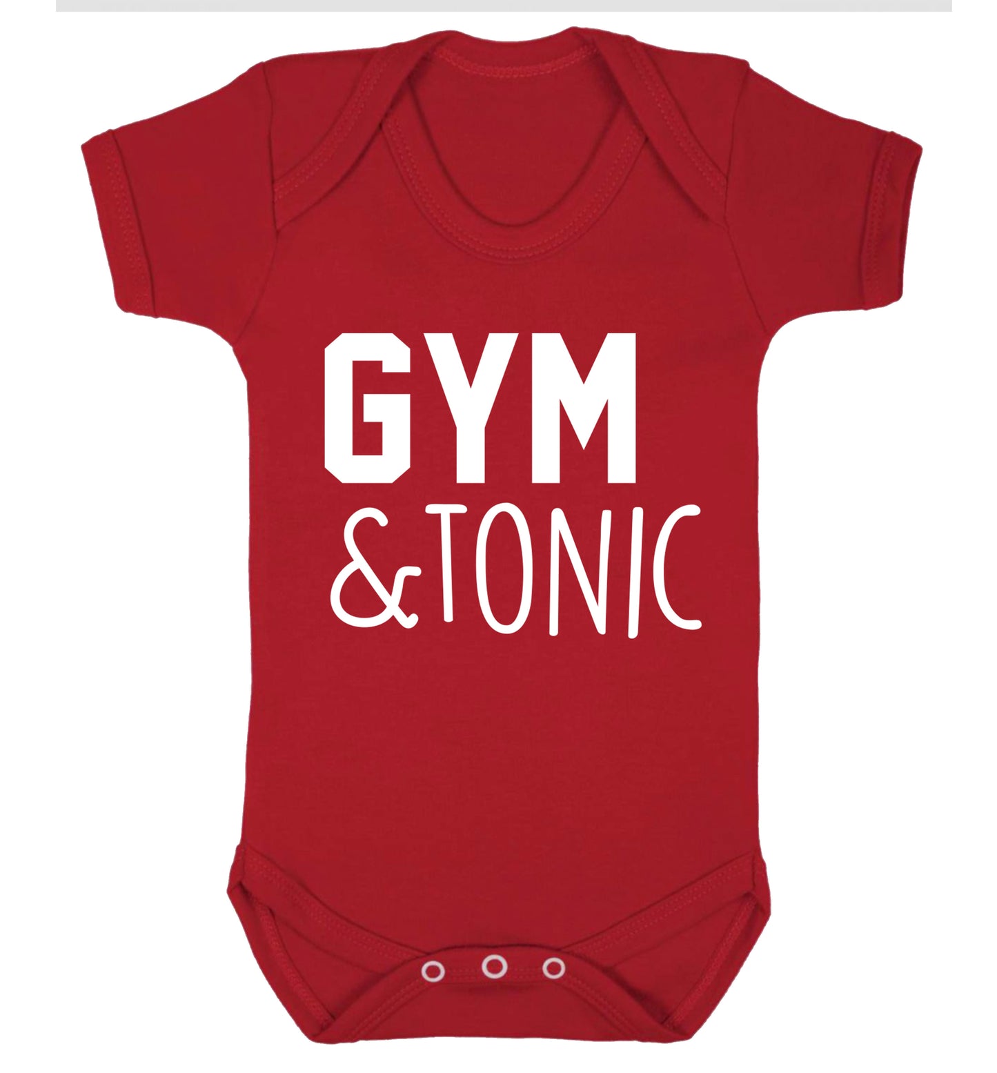 Gym and tonic Baby Vest red 18-24 months