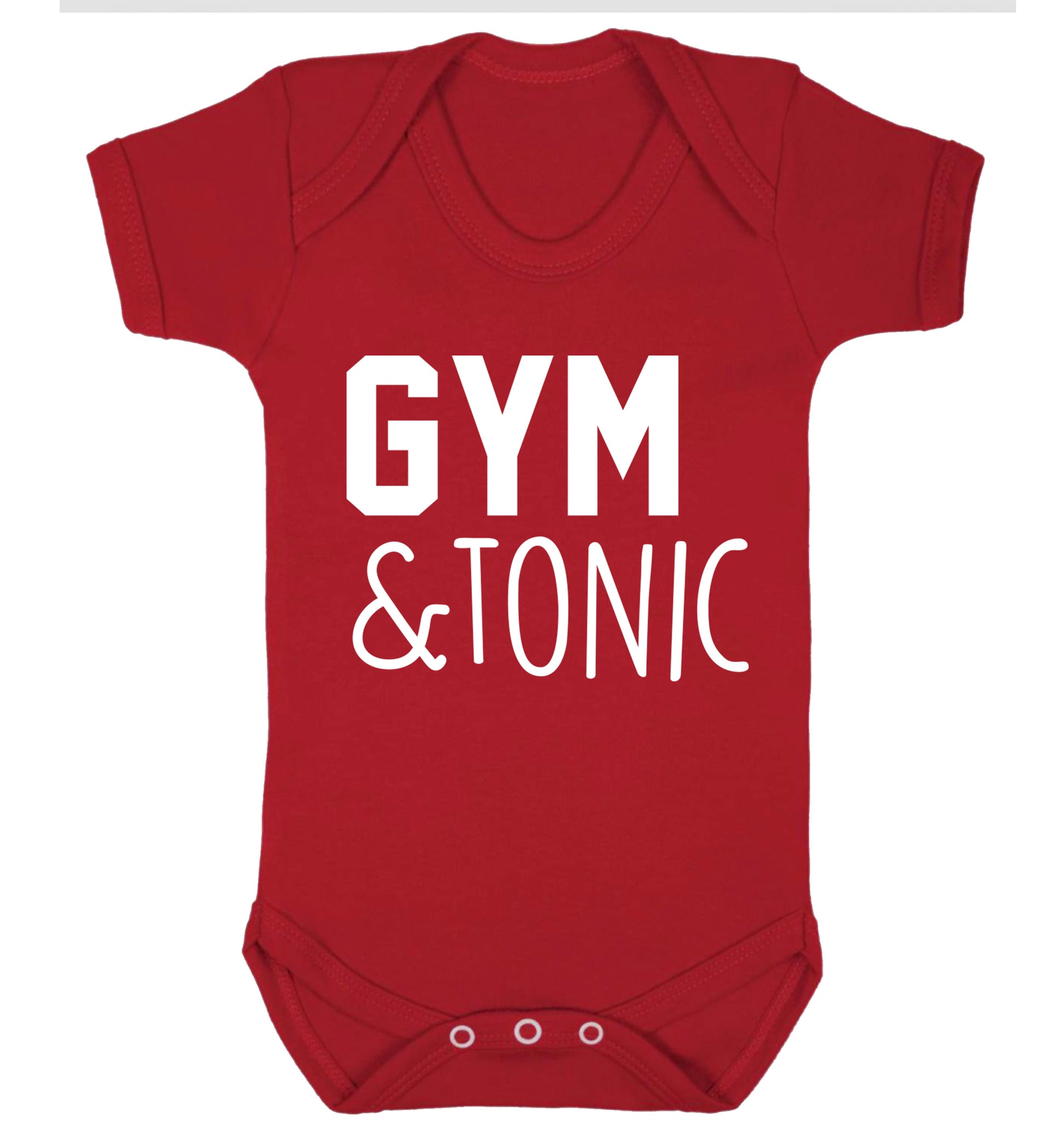 Gym and tonic Baby Vest red 18-24 months