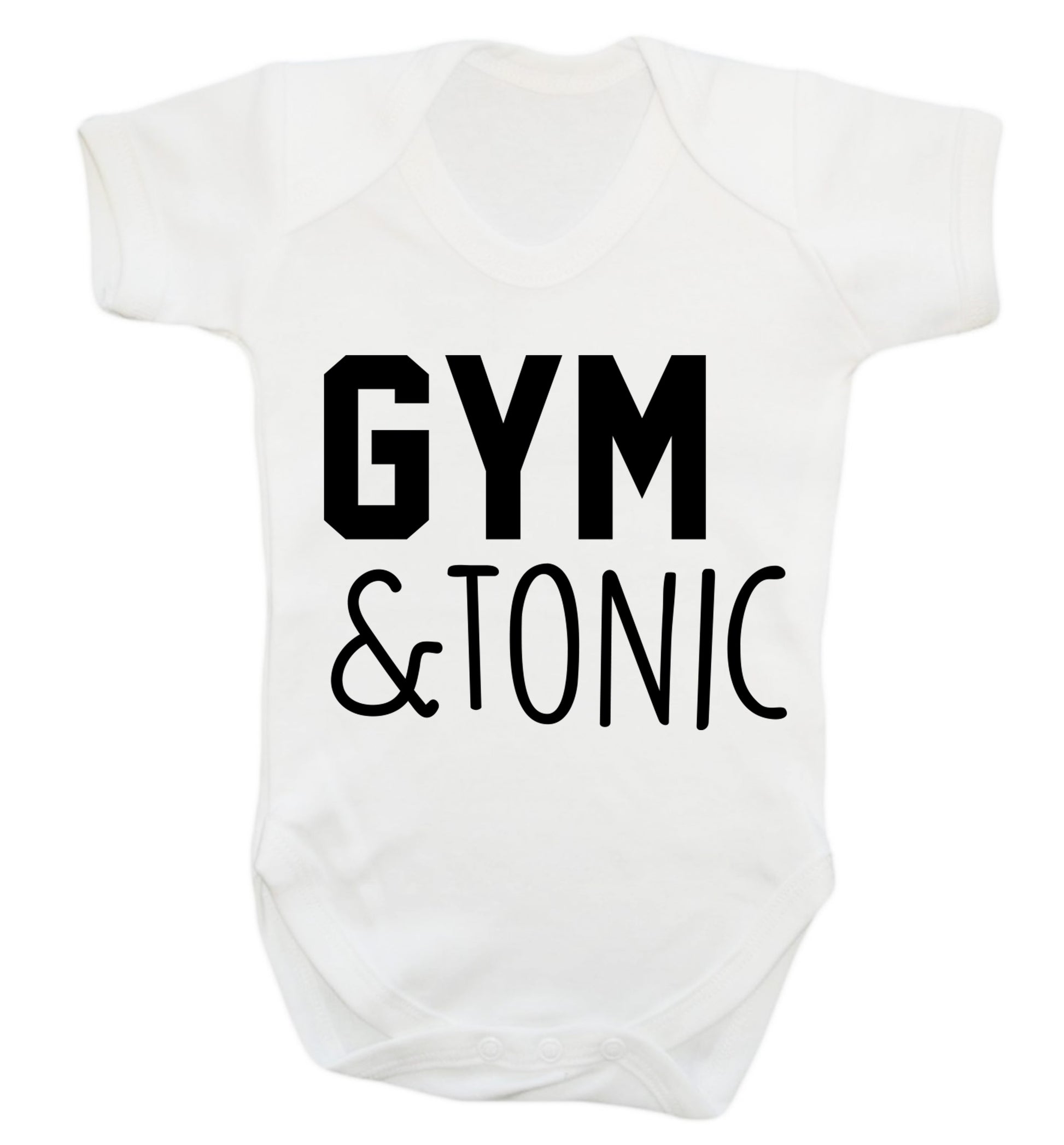 Gym and tonic Baby Vest white 18-24 months