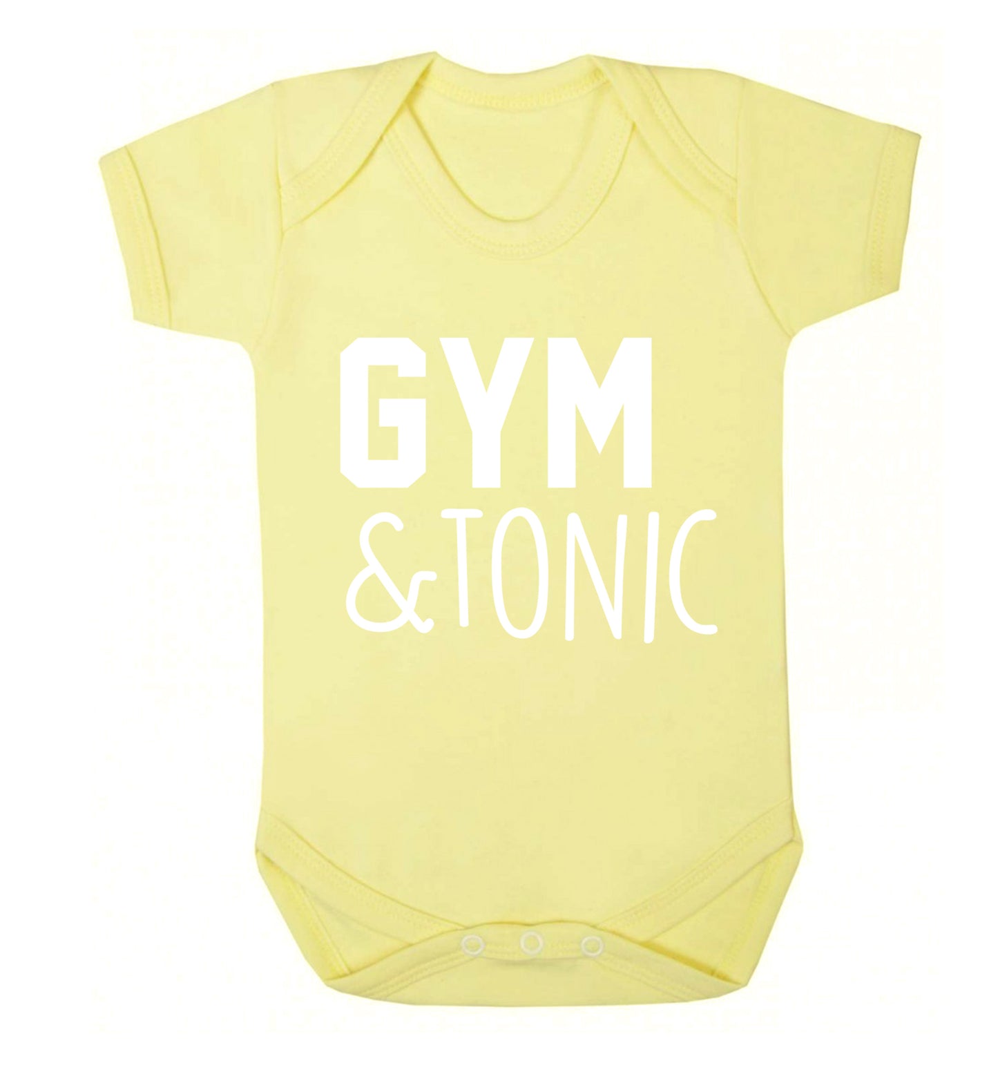Gym and tonic Baby Vest pale yellow 18-24 months