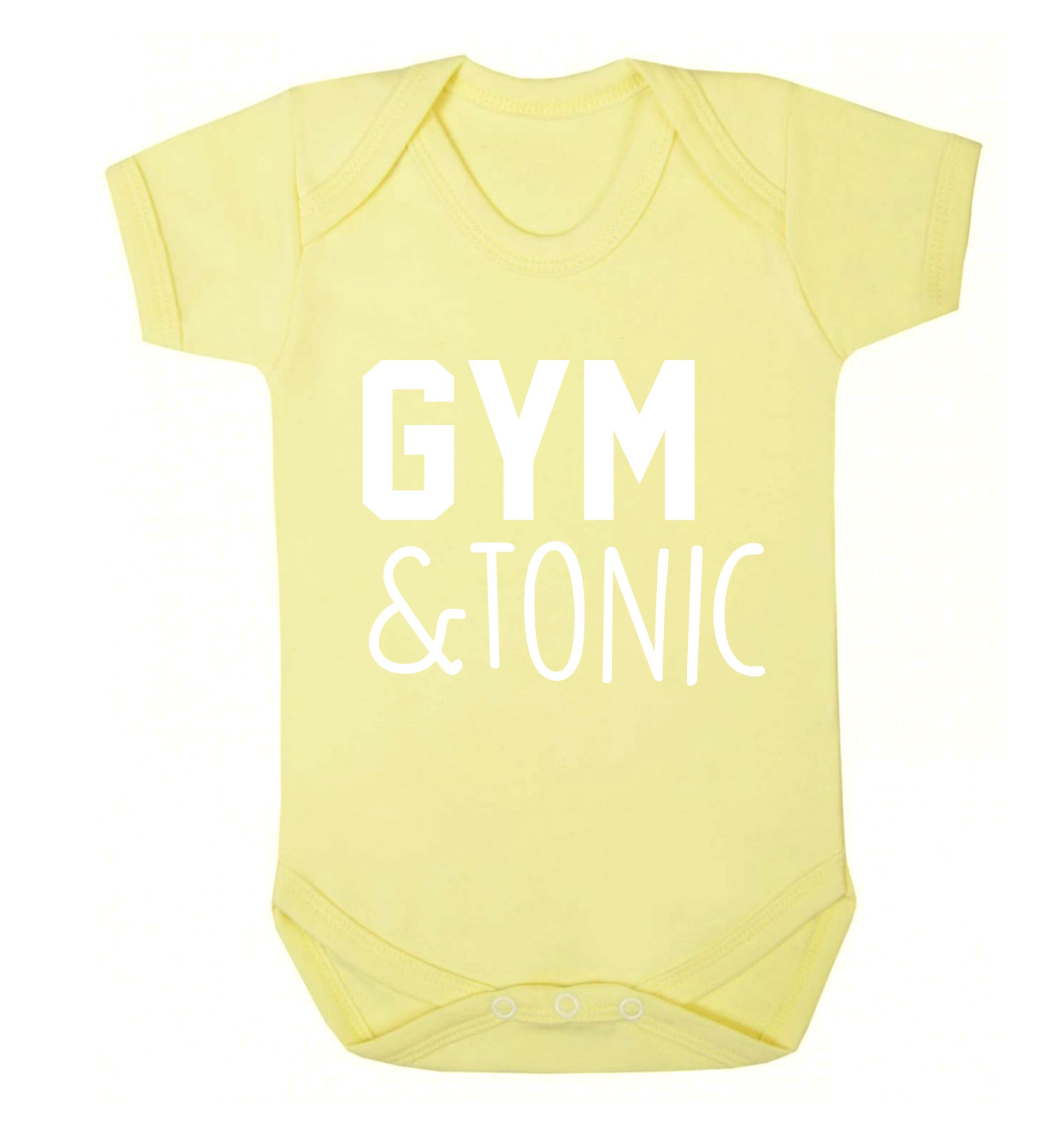 Gym and tonic Baby Vest pale yellow 18-24 months