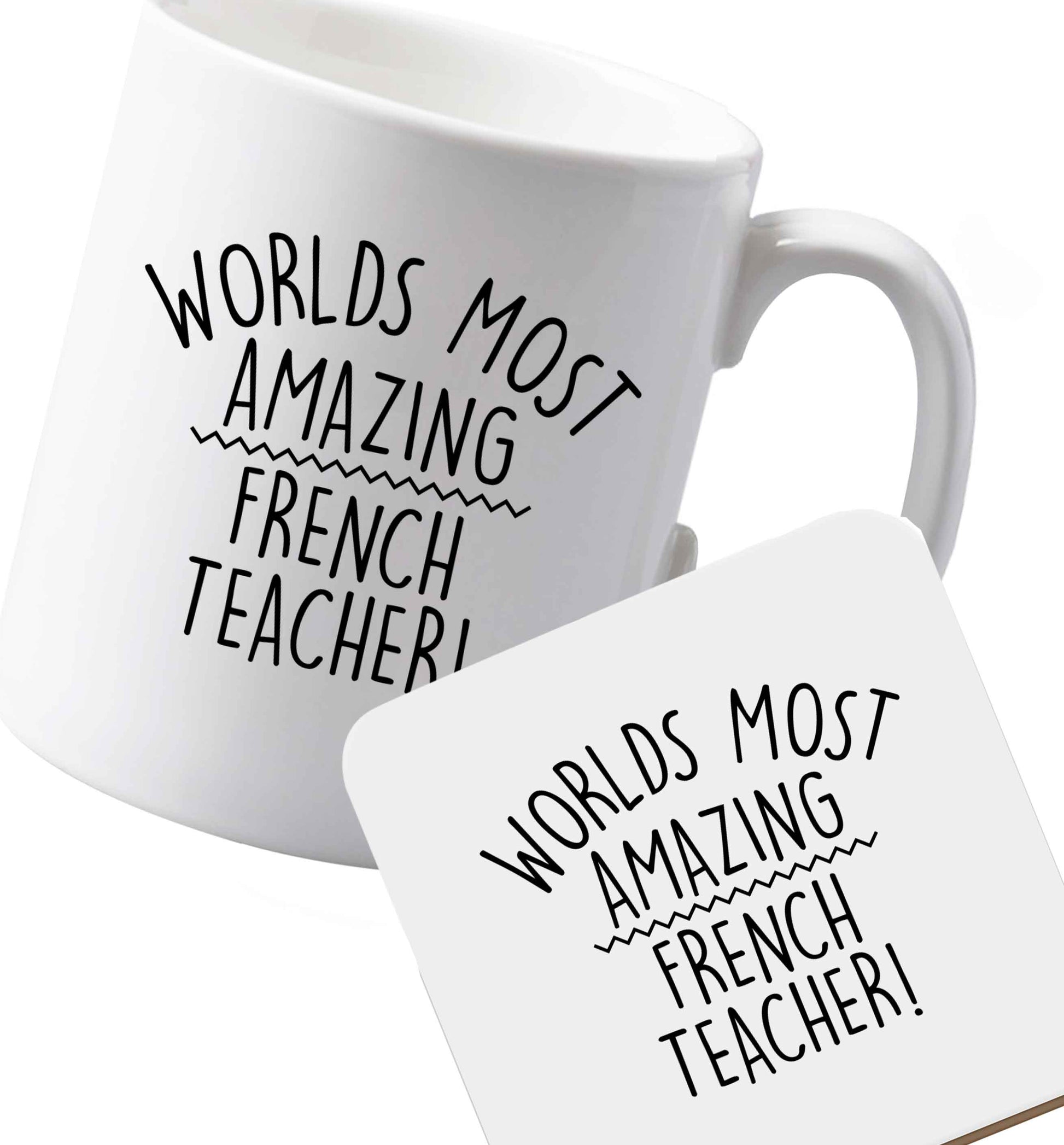 10 oz Ceramic mug and coaster Favourite Type Pan Pancake both sides