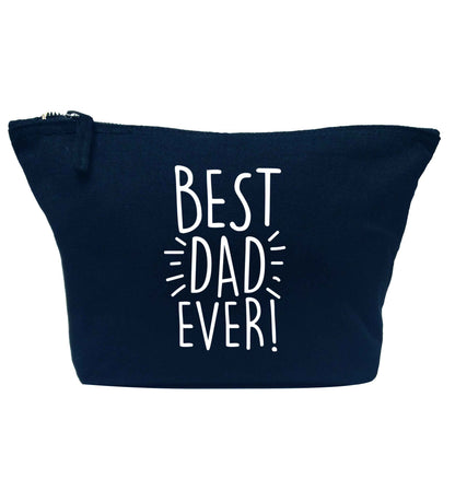 Best dad ever! navy makeup bag