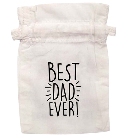 Best dad ever! | XS - L | Pouch / Drawstring bag / Sack | Organic Cotton | Bulk discounts available!