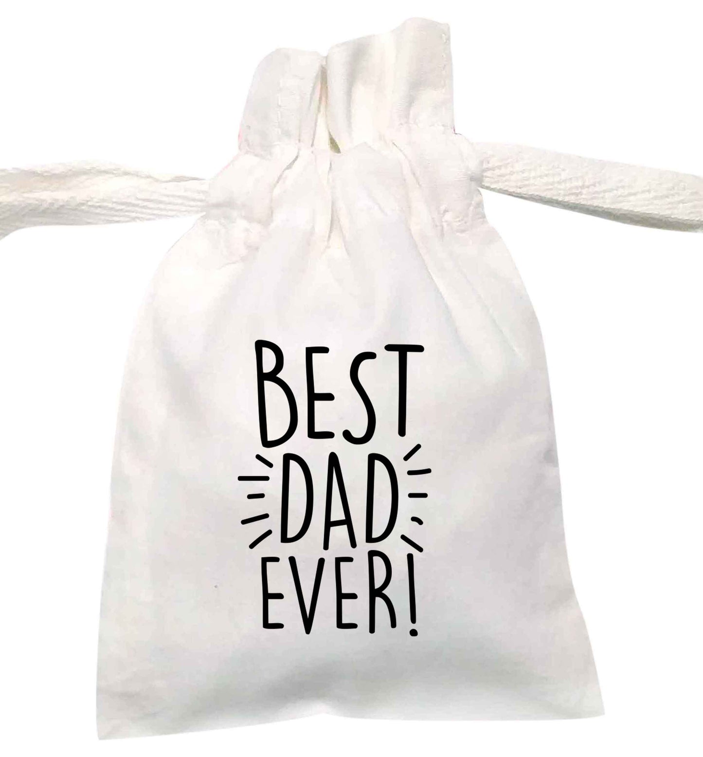 Best dad ever! | XS - L | Pouch / Drawstring bag / Sack | Organic Cotton | Bulk discounts available!