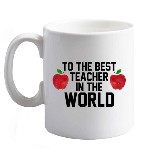 10 oz Favourite Type Pan Pancake ceramic mug right handed