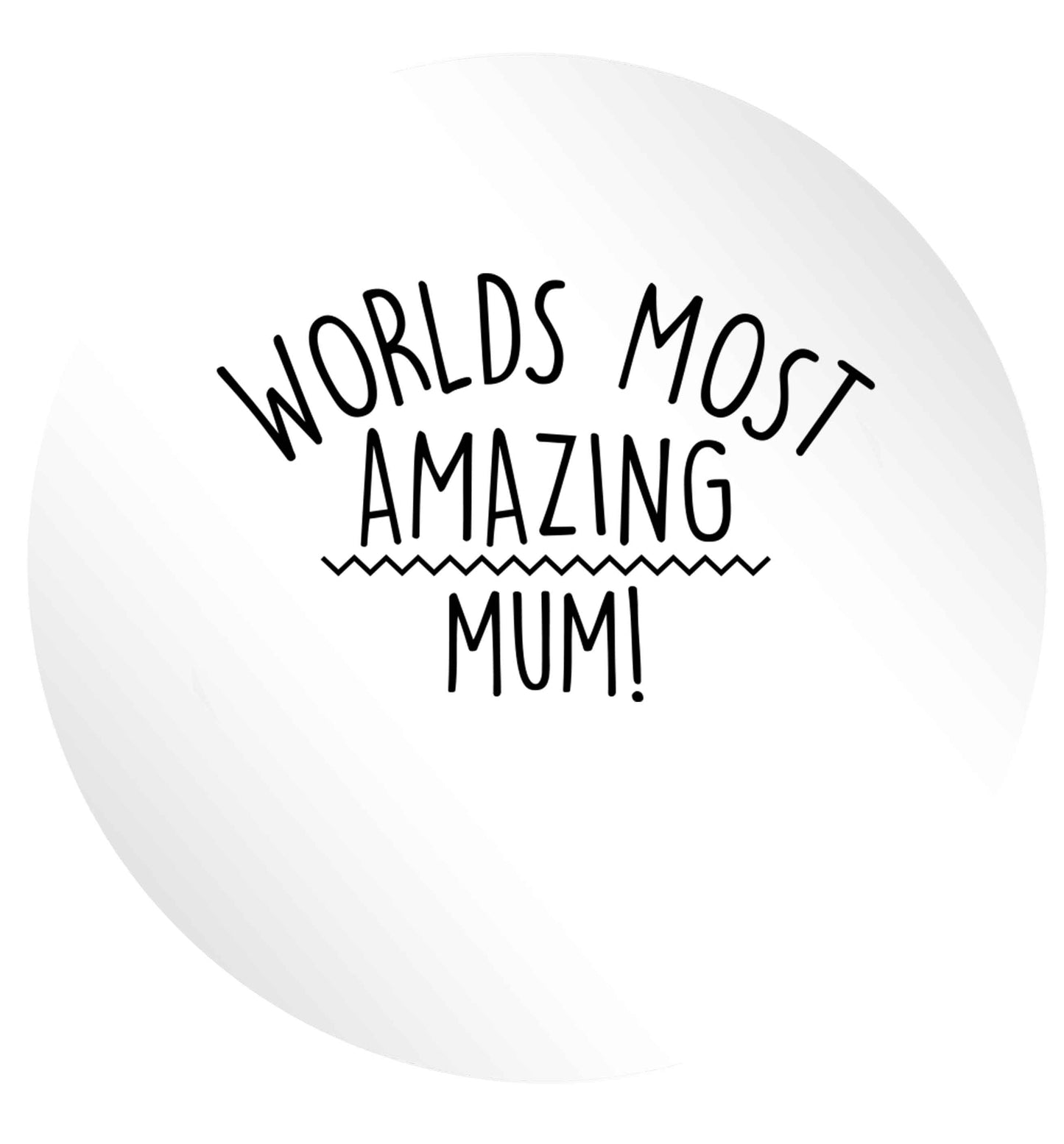 Worlds most amazing mum 24 @ 45mm matt circle stickers