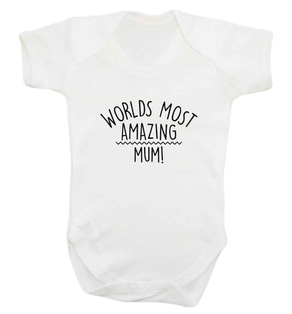 Worlds most amazing mum baby vest white 18-24 months