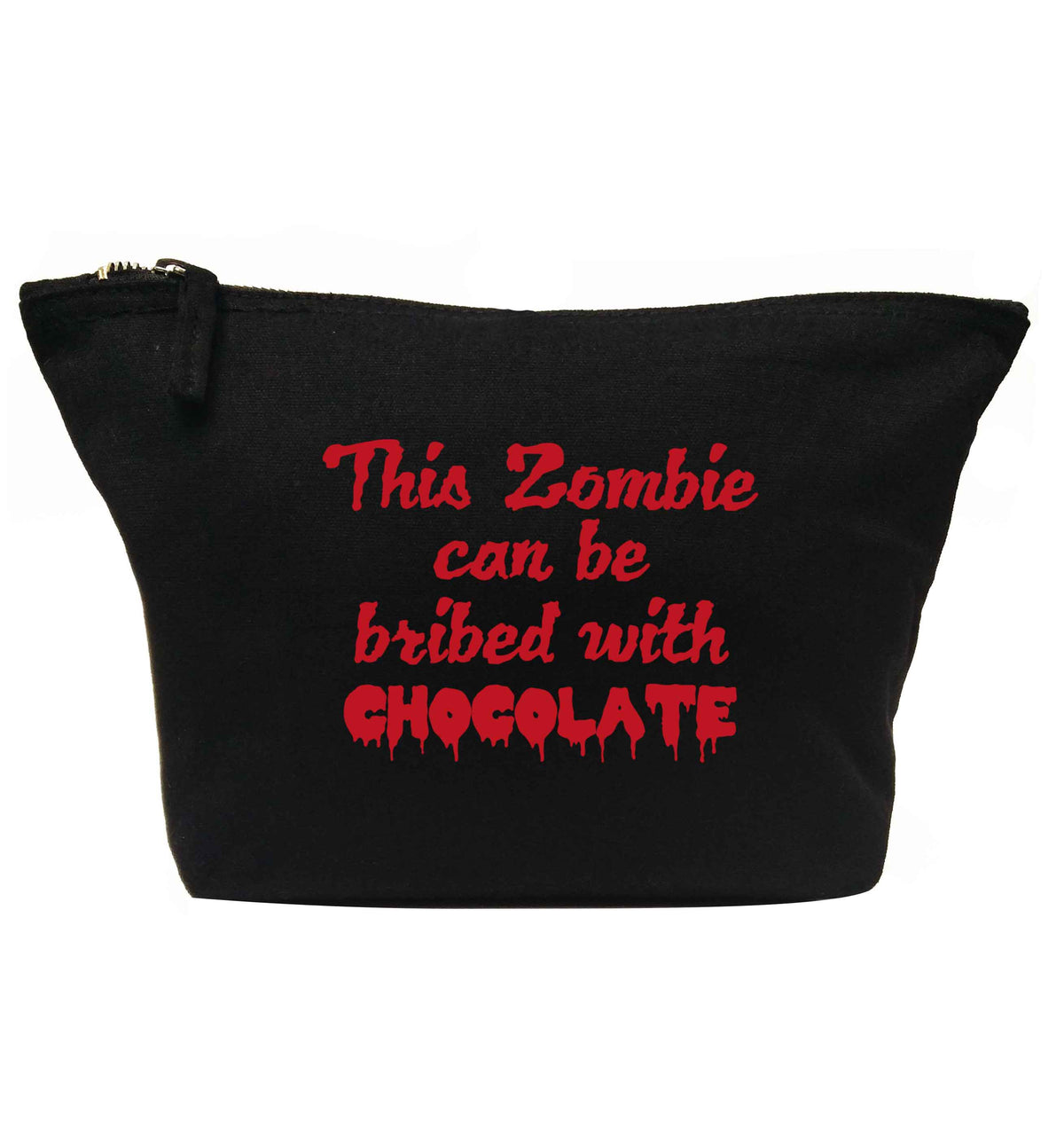 This zombie can be bribed with chocolate | Makeup / wash bag