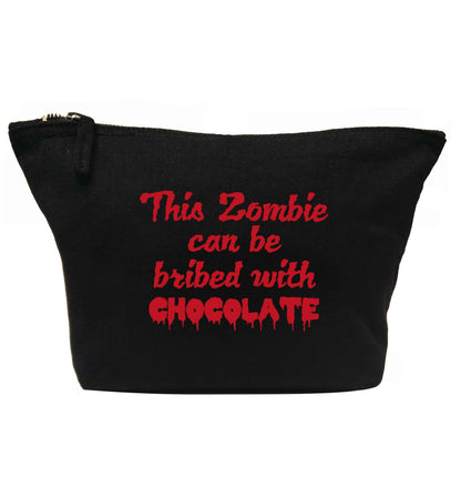 This zombie can be bribed with chocolate | Makeup / wash bag